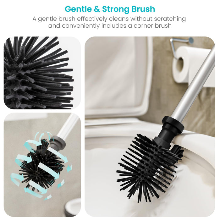 Toilet Brush and Plunger Cleaning Set