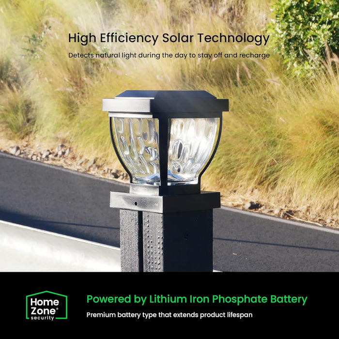 Solar Post Cap Light: Warm LED - 12 Pack