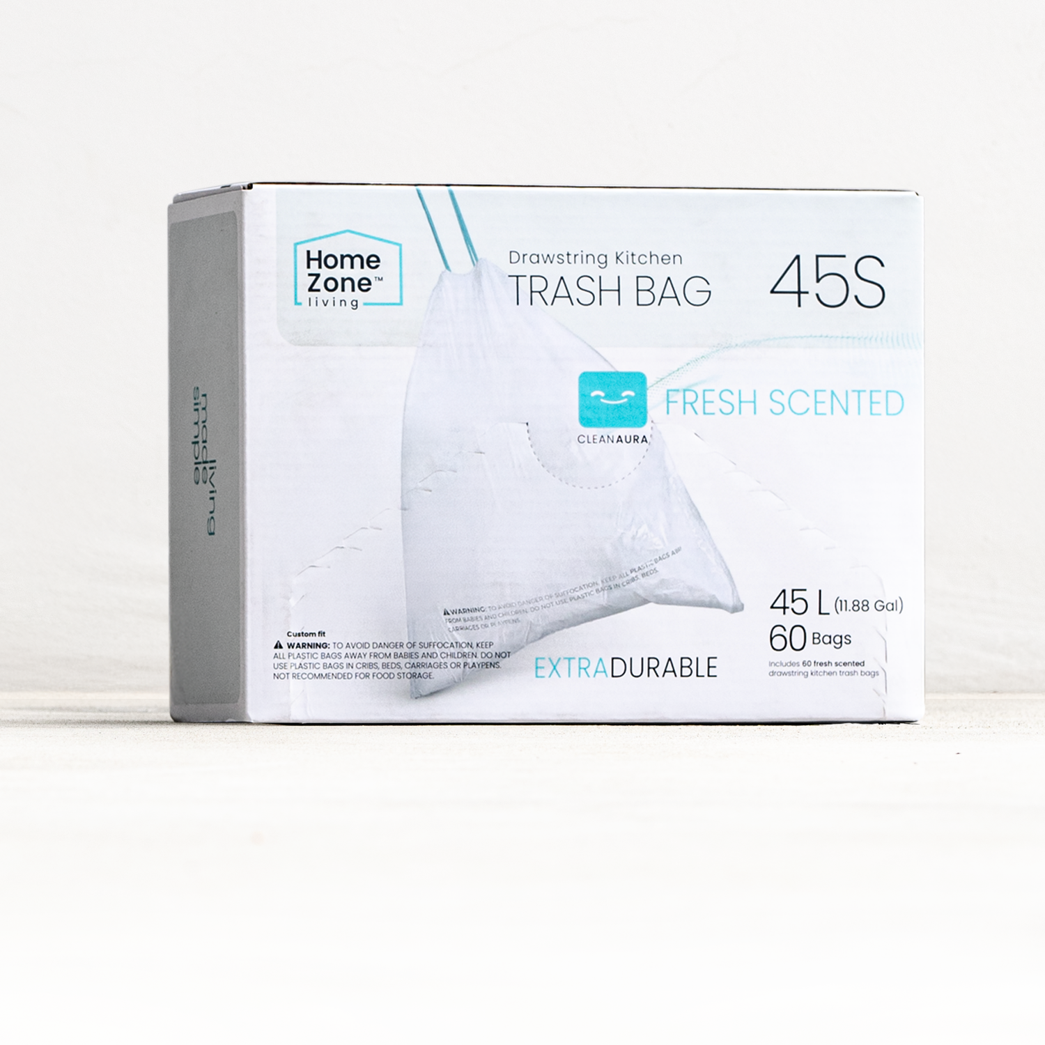 Code 45S - 12 Gallon Kitchen Trash Bags