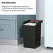 Virtuoso Collection - 2 Gallon Small Square Open Top Trash Can with Handle - Serene Green, 2-Pack - Home Zone Living