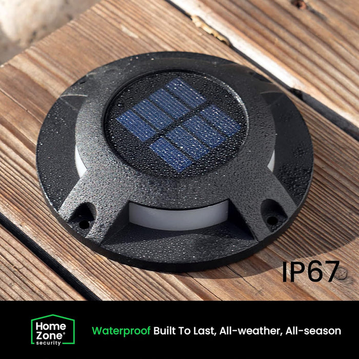 12 Packs Waterproof Outdoor Solar Deck Lights