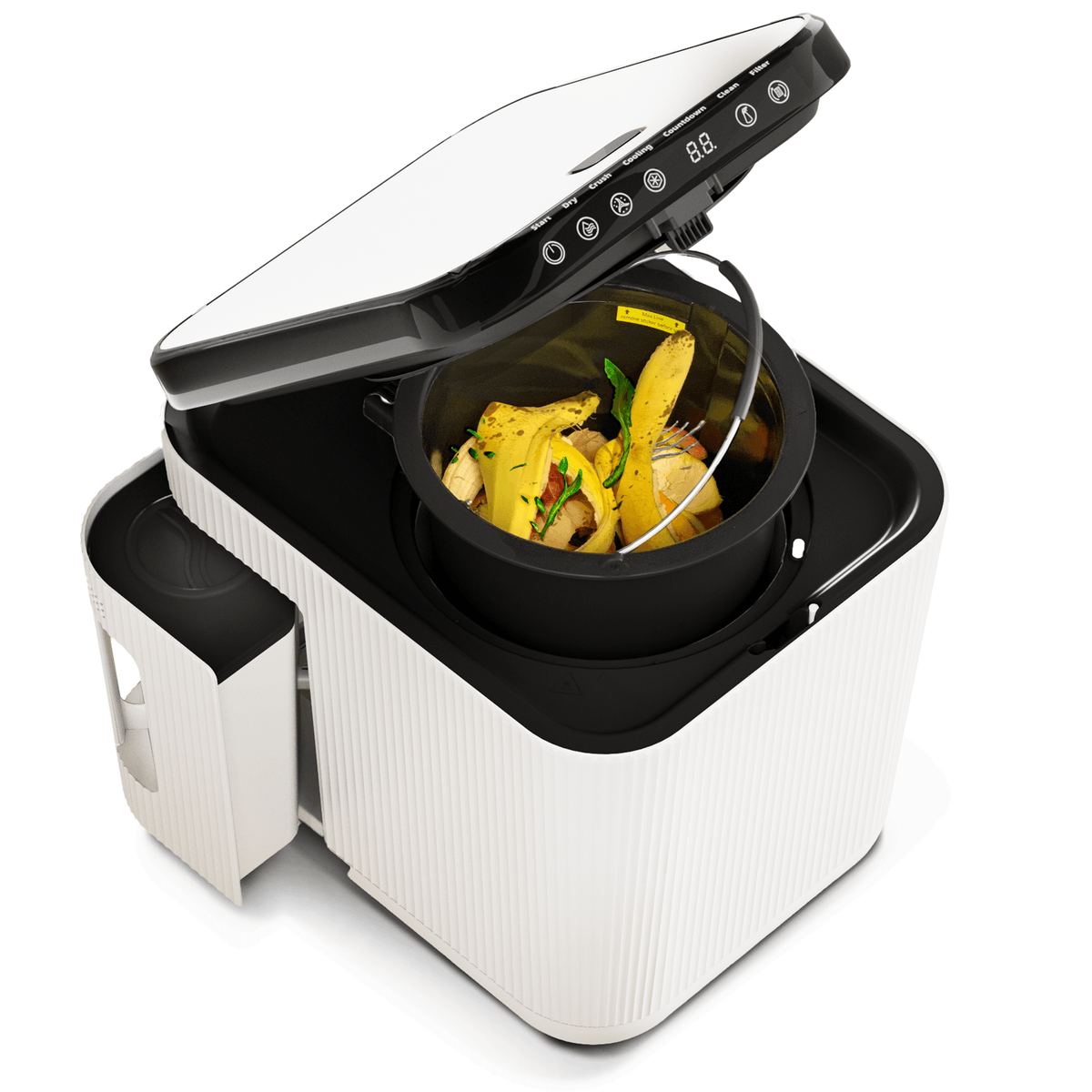 Electric Composter for Kitchen with Auto-Cleaning Cycle, Large Capacit