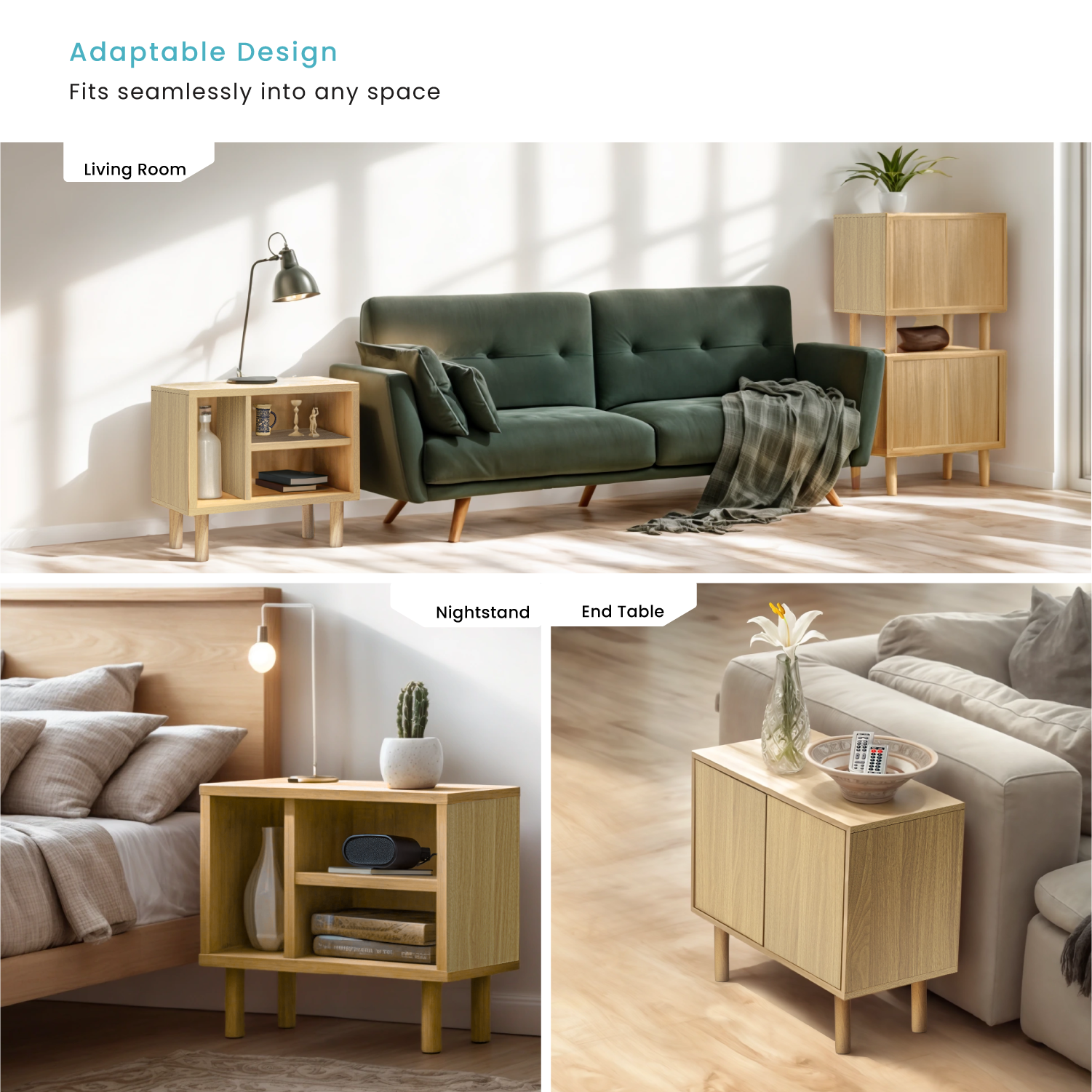 Stackable Storage Cube with Door or Shelf Options