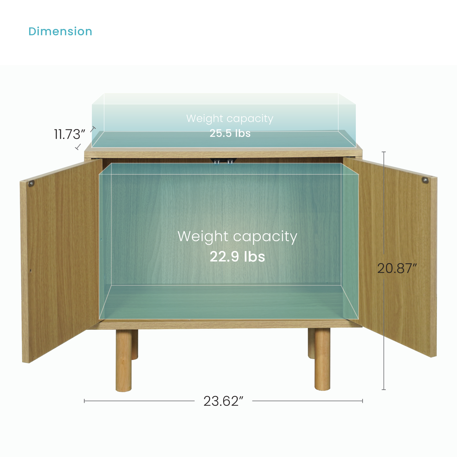Stackable Storage Cube with Door or Shelf Options