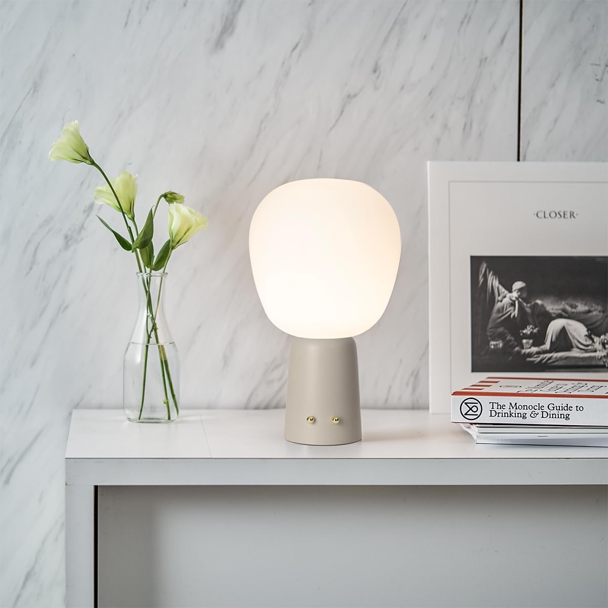 Owlpack x Si Balcon Merlot Cordless LED Table Desk Lamp Light