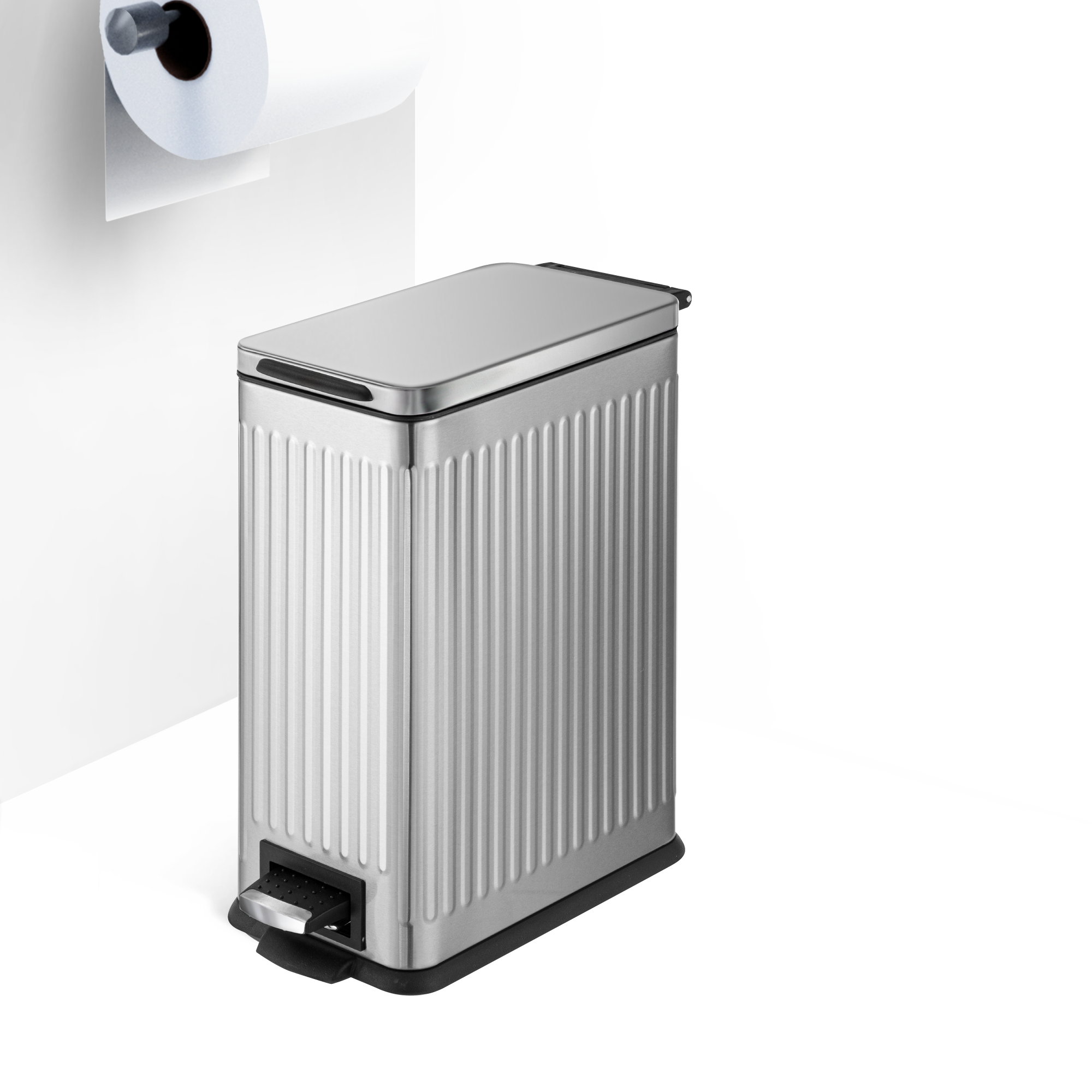 3 Gallon Small Trash Can – Stainless Steel