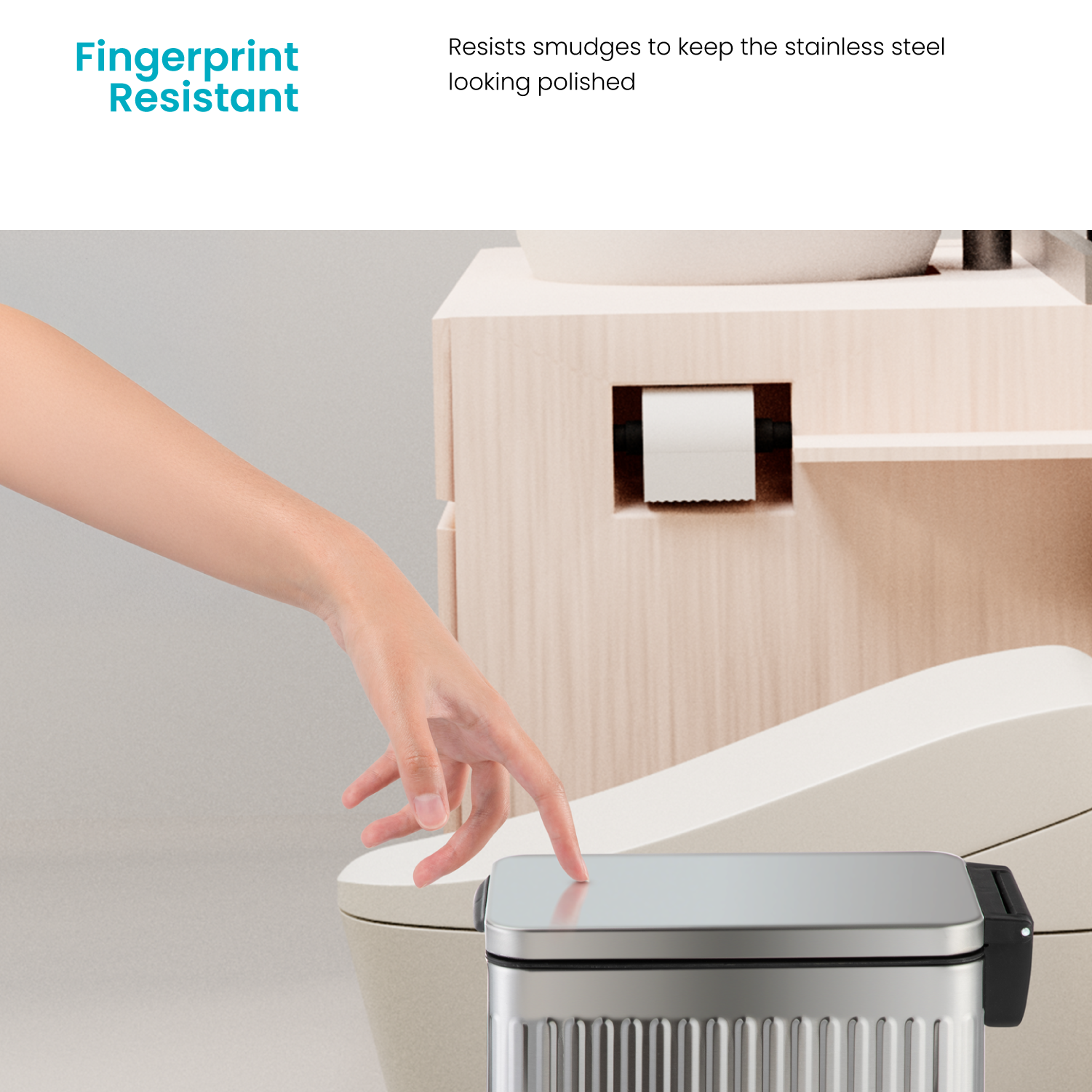 3 Gallon Small Trash Can – Stainless Steel