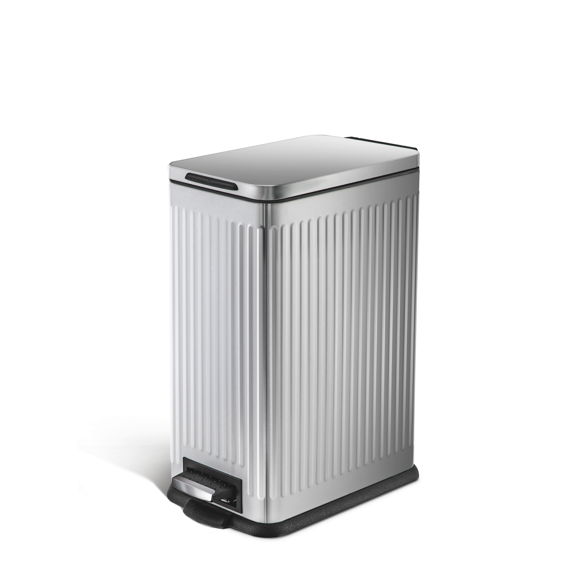 4 Gallon Kitchen Trash Can – Stainless Steel