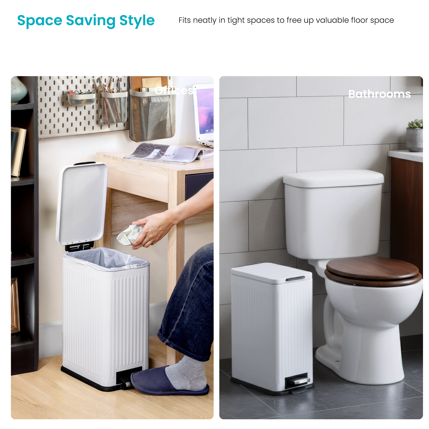 4 Gallon Kitchen Trash Can – Stainless Steel