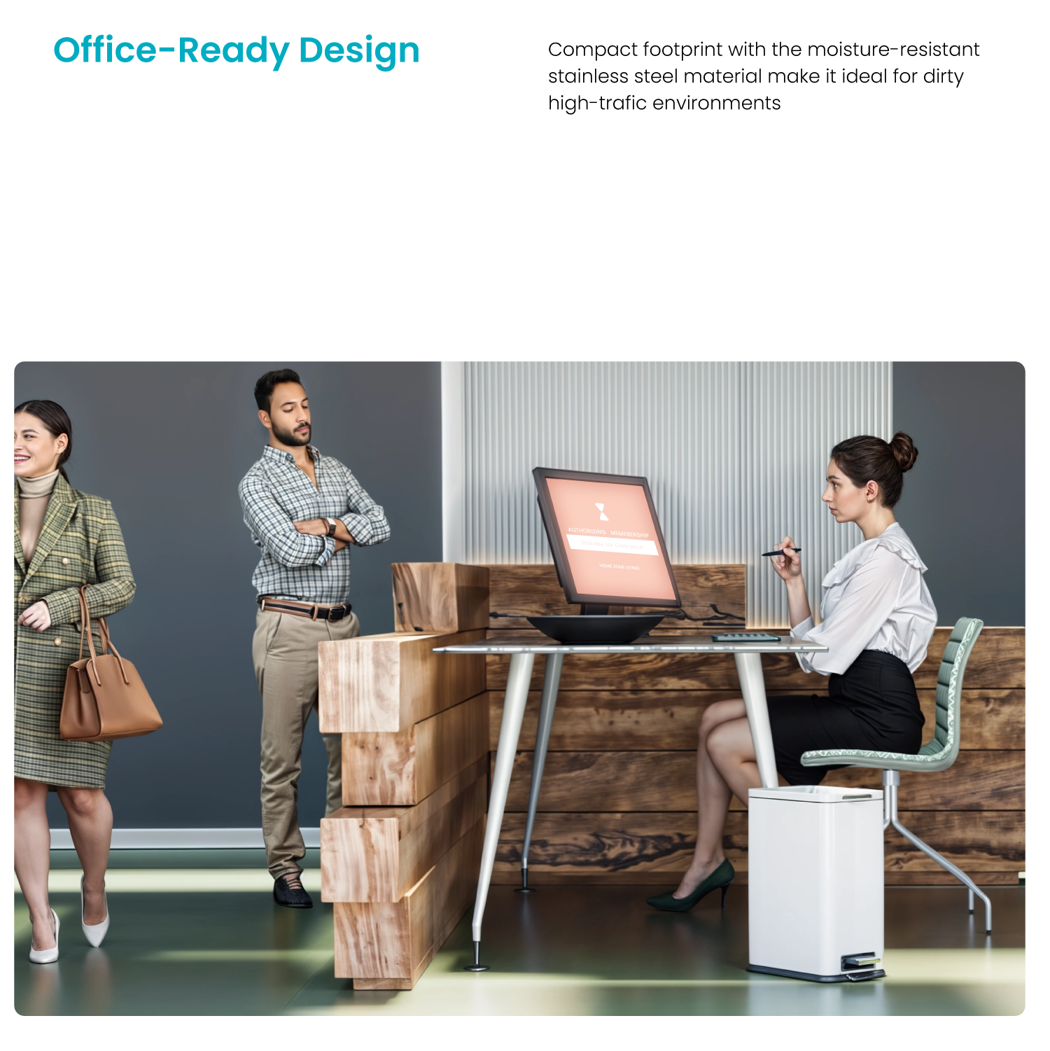 4 Gallon Kitchen Trash Can – Stainless Steel