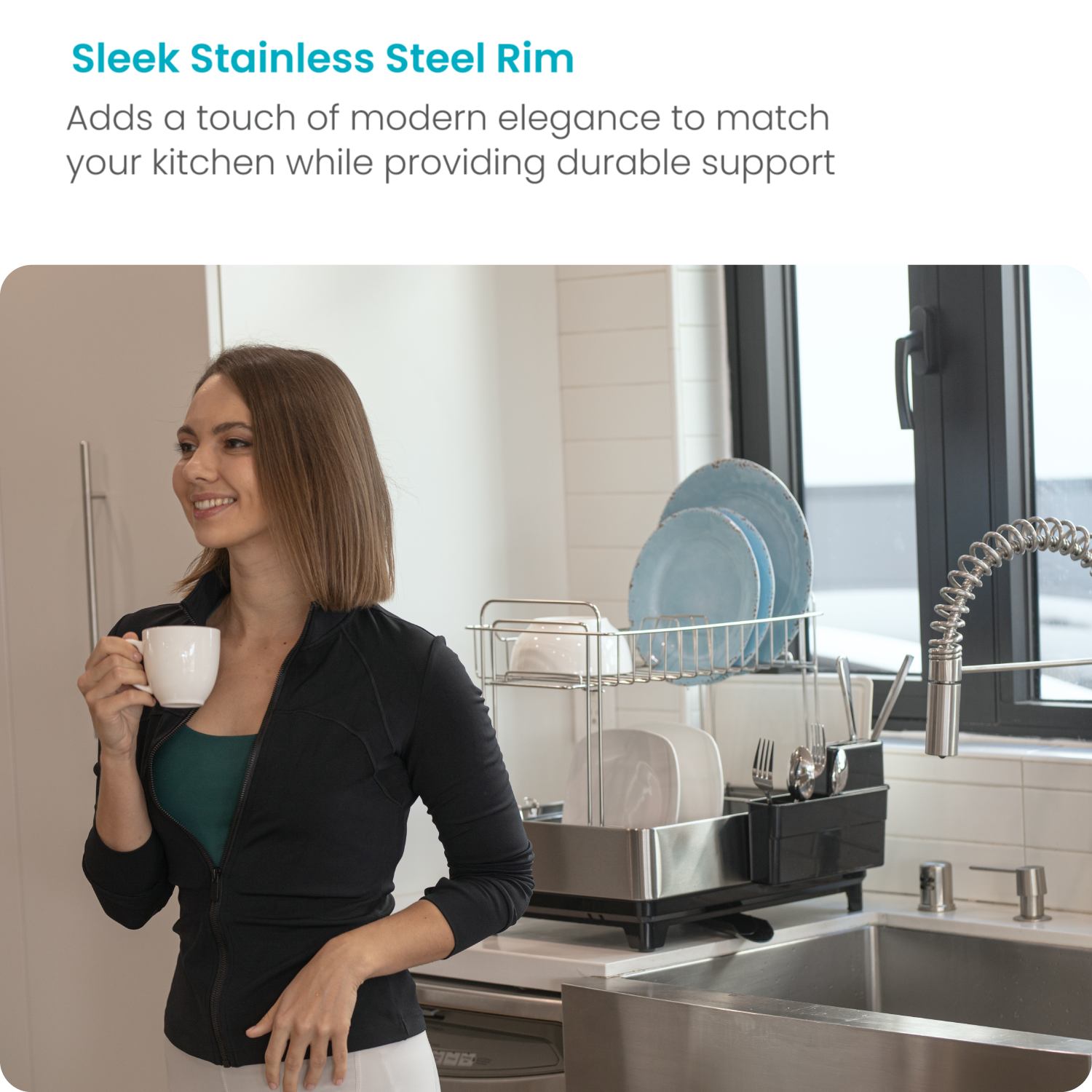 Stainless Steel Dish Rack – 2 Tier