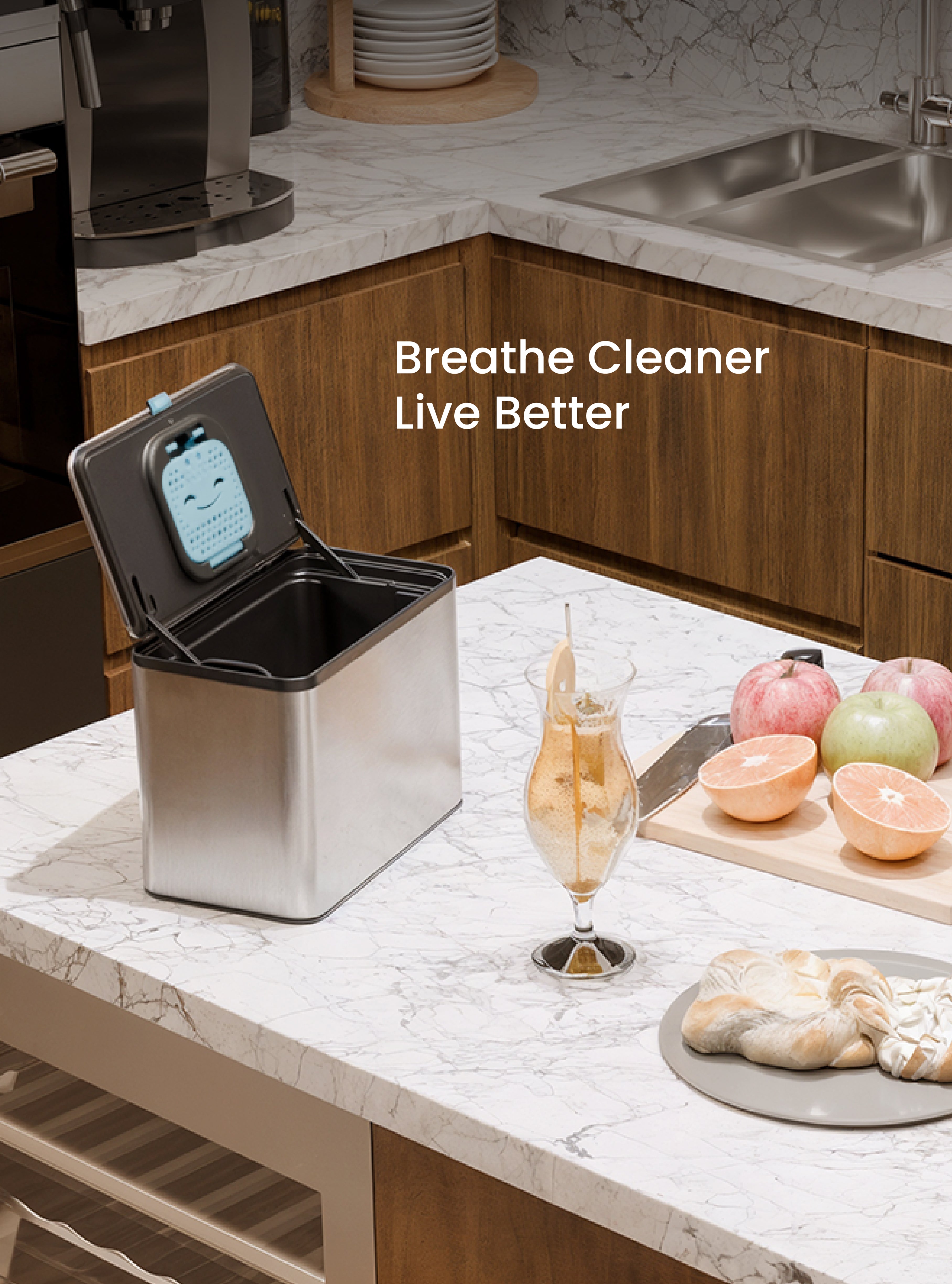 CLEANEO 8本セット Keep Your Kitchen Smelling Clean and Fresh with CleanAura Odor Control