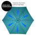 10ft Tilting Patio Umbrella, Instant Up & Down, Easy Crank Free Design w/ Push Button Tilt (Teal) - Home Zone Living