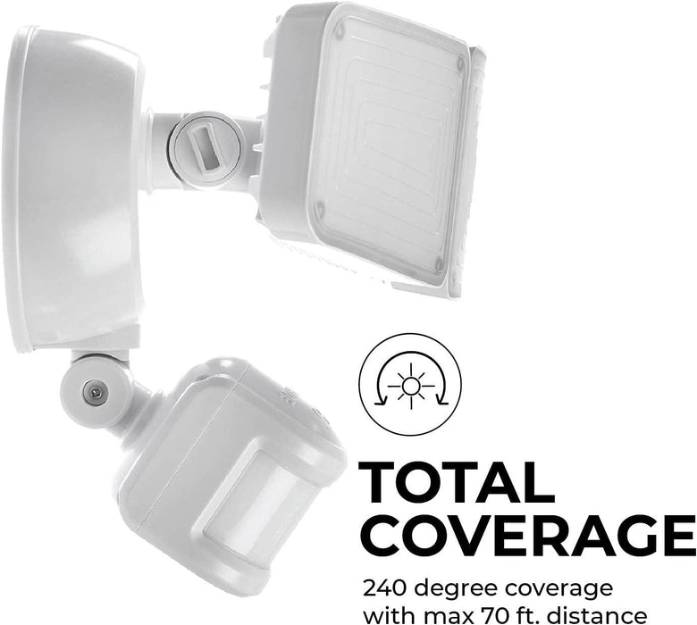 Triple Head Ultra Bright Security Light — Home Zone Living