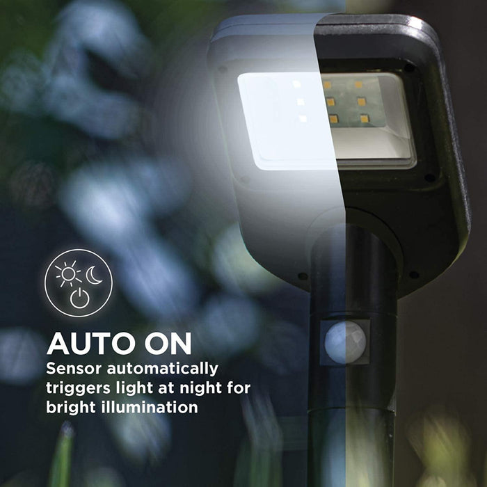 Intelligent Solar Linkable Motion Sensor Solar Path Lights, 4Pack