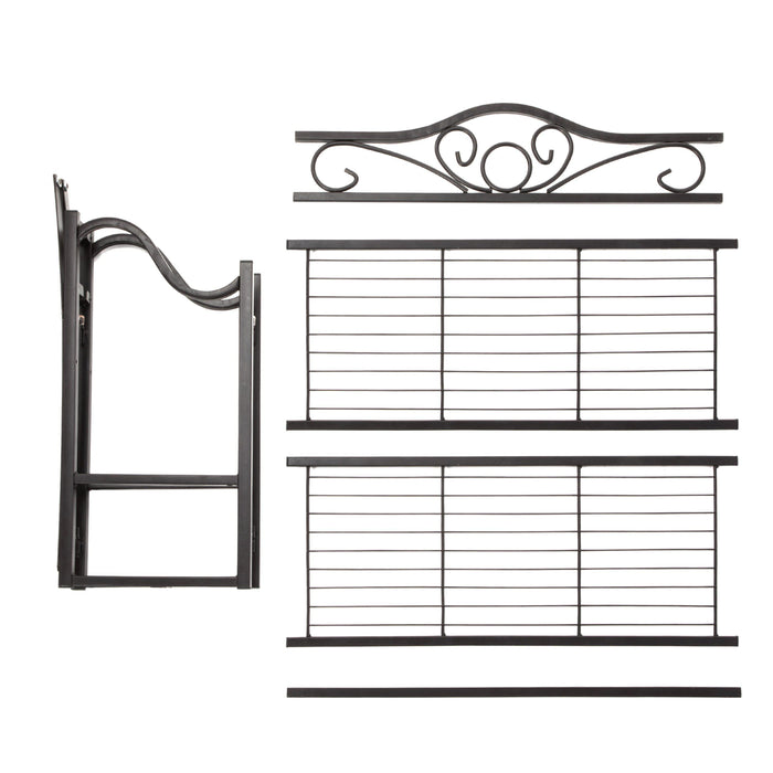 2-Tier Wall Mounted Towel Storage Rack - Oil-Rubbed Bronze