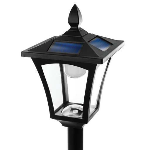 Solar Lamp Post Light: Warm LED 65” Tall Lamp - Home Zone Living
