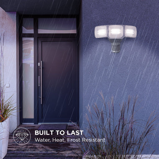 Smart SMD LED Outdoor Flood Light, 3500LM, 3000-5000K Adjustable Color Temperature - Home Zone Living
