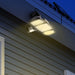 Triple Head Solar Security Lights, Black - Home Zone Living