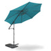 10ft Offset Cantilever Patio Umbrella, Instant Up & Down Design, Easy Crank Free Design w/ 360° Swivel - Home Zone Living