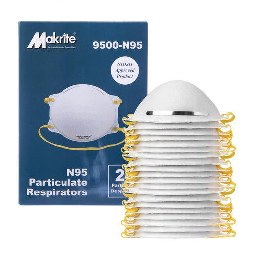 20pc N95 NIOSH Certified Respirator Face Mask - Home Zone Living