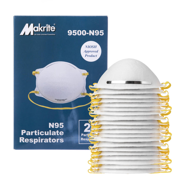 20pc N95 NIOSH Certified Respirator Face Mask