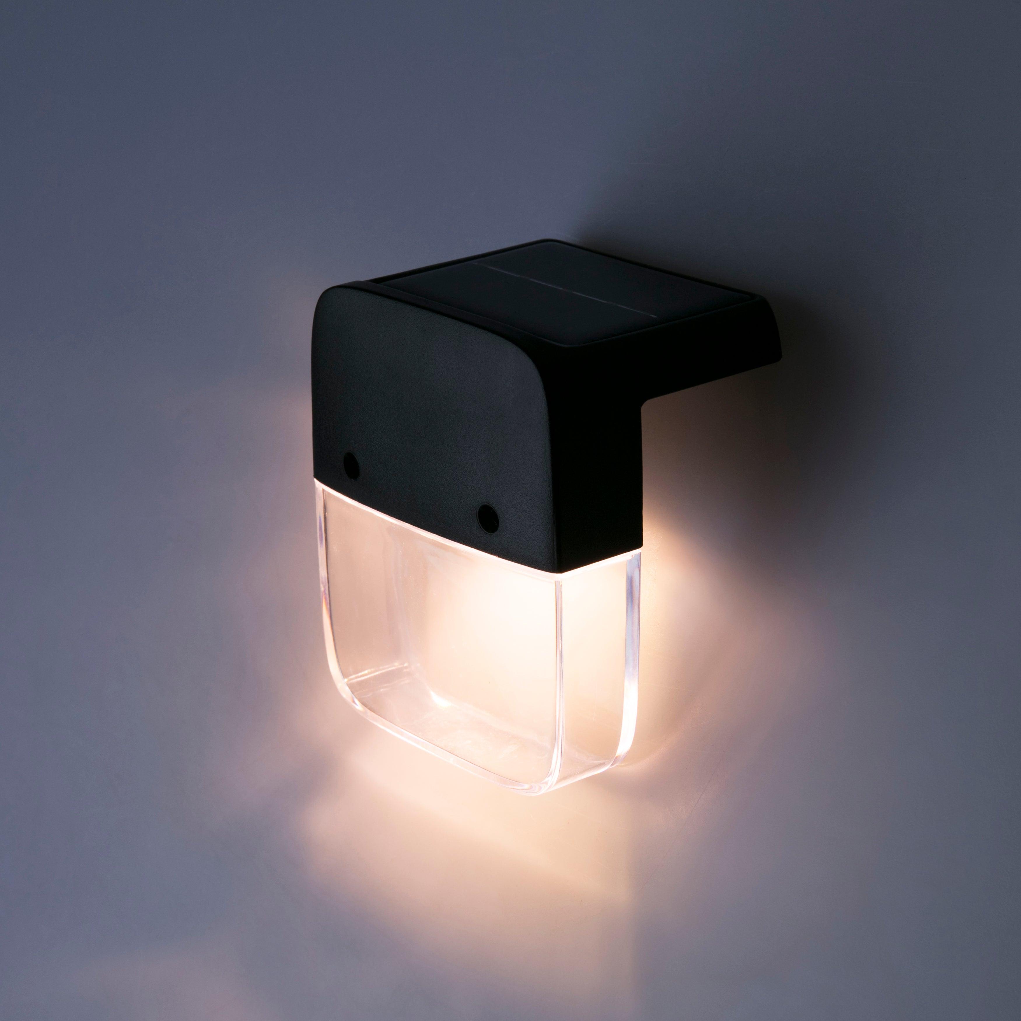 Solar Step Lights Warm White and Rotating Colors - 6 Pack - Home Zone Living