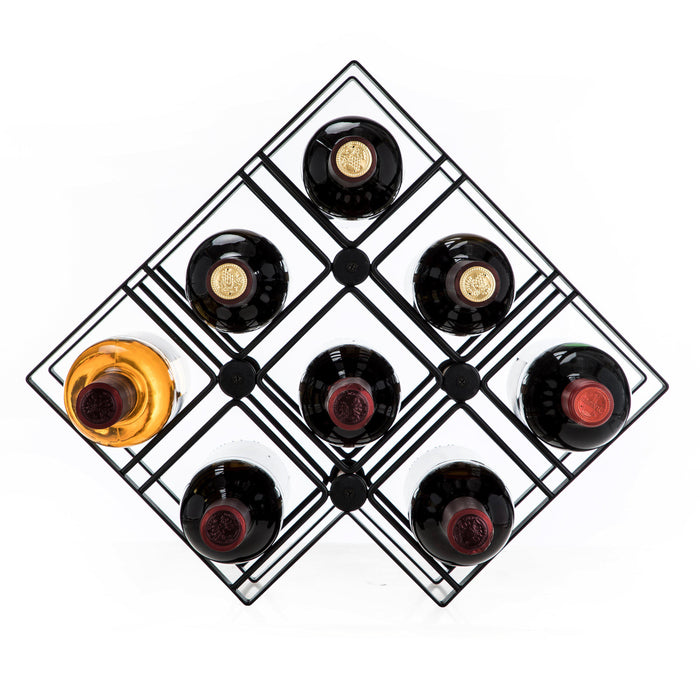 Wine Rack for Countertop - Holds up to 8 Bottles