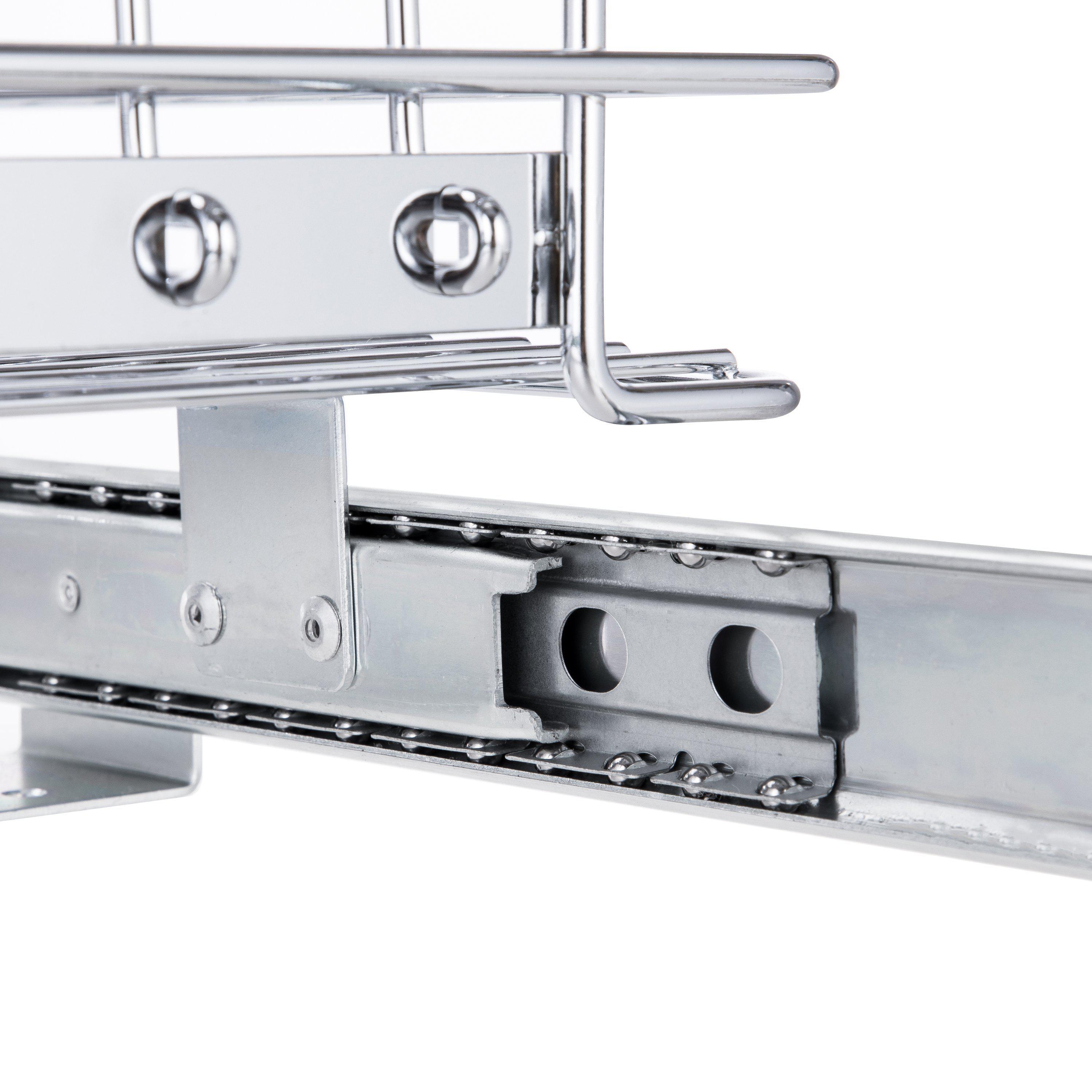 1-Tier Pull-Out Drawer Cabinet Organizer - 17” W x 20” D - Home Zone Living