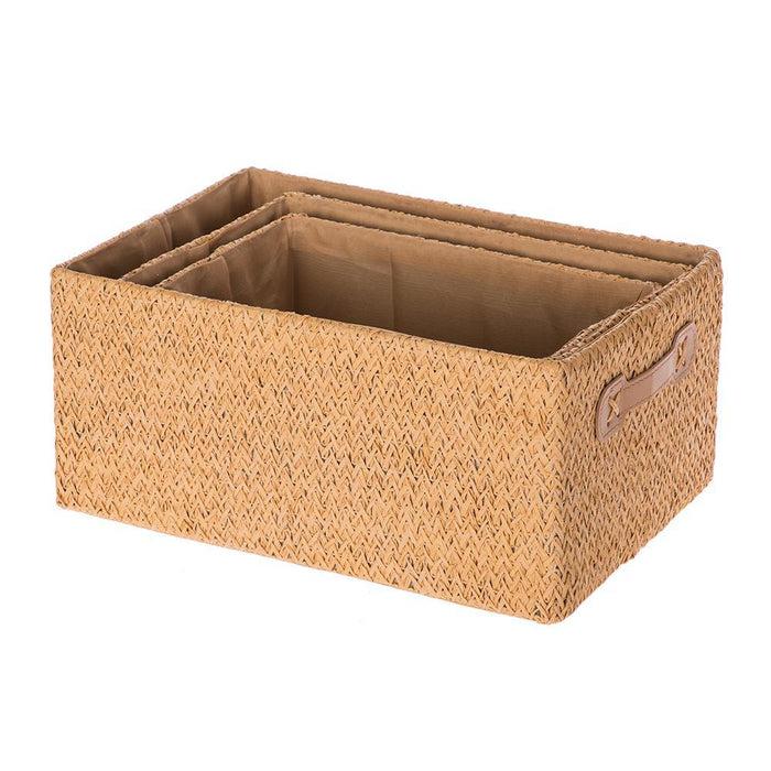 Storage Nursery Basket, Set of 3 - Beige