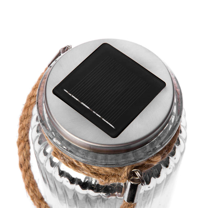 Solar Lantern Lights: Rotating LED 2-Pack